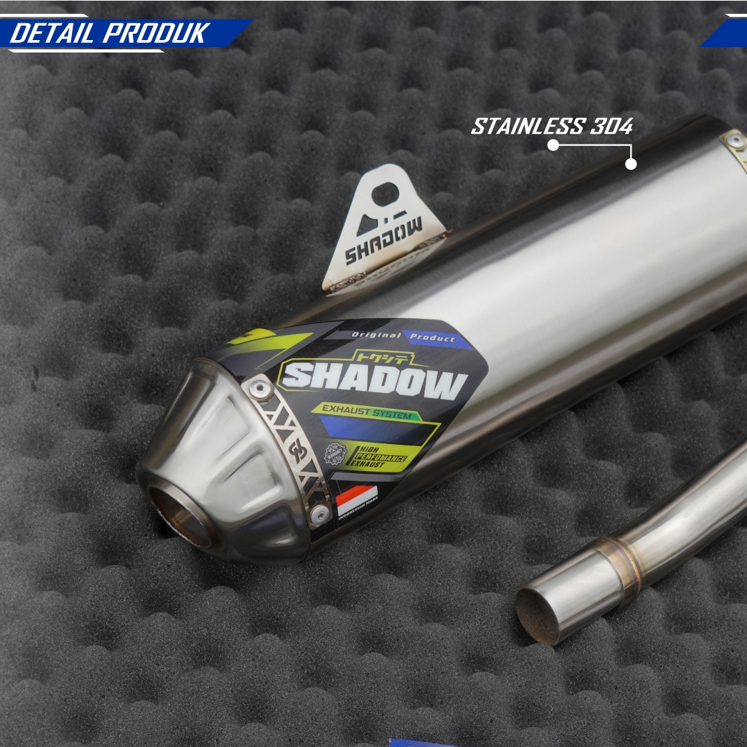 KNALPOT ROCK V1 KLX150 CRF150 WR155 SHADOW EXHAUST SYSTEM